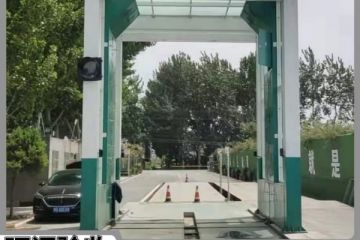 水泥攪拌車洗車機-無盲角清洗環評驗收更輕松[隆茂鑫晟]